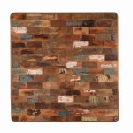 Blat do stołu Pipe z drewna z recyklingu 180