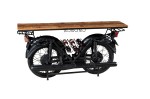 Konsola barek z blatem drewnianym Motordouble
