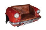 Sofa z samochodu z odzysku Cars czerwona