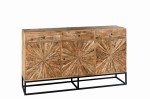Komoda industrialna z drewna mango Bourgogne