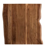 Blat do stolika Pipe z litego drewna akacja 70