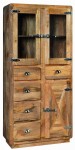 Witryna z litego drewna mango Refrigerateur 