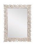 Lustro w rzeźbionej ramie z drewna mango Cottage  88/120