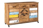 Komoda industrialna z drewna mango Saint John