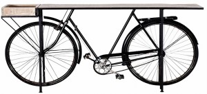 Konsola z roweru z odzysku Bike 2 czarna