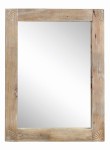 Lustro z litego drewna akacji White Sun