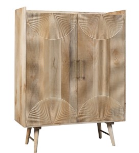 Kredens z litego drewna mango Lines