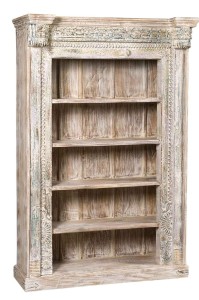 Biblioteczka orientalna rzeźbiona Namastè
