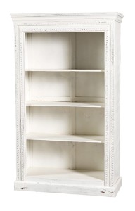 Biblioteczka z litego drewna akacja rzeźbiona Dialma
