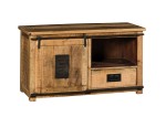 Szafka RTV z litego drewna mango Newport