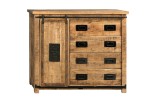 Komoda z drewna mango Newport 1 drzwi przesuwane