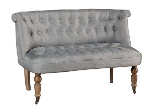 Sofa w stylu prowansalskim Heritage pikowana